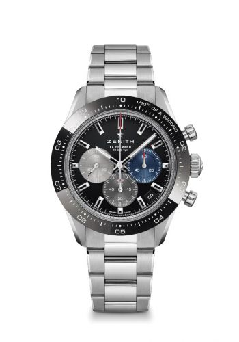 replica Zenith - 03.3100.3600/21.M3100 Chronomaster Sport Stainless Steel / Black / Bracelet watch