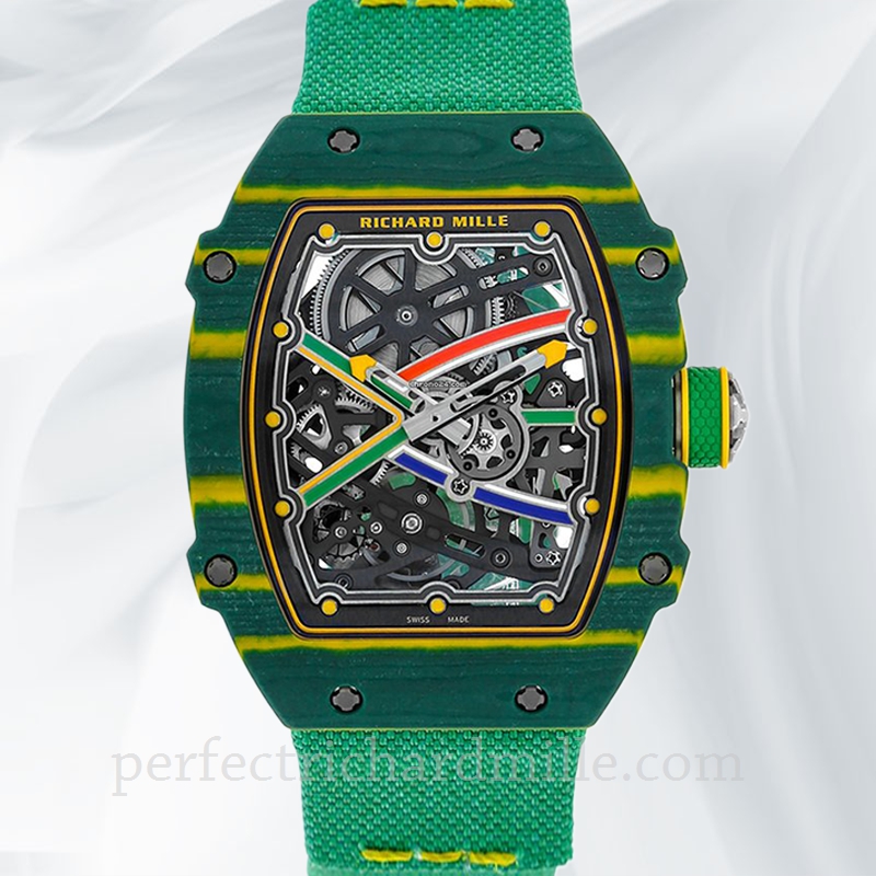 replica Richard Mille RM 67-02 Men’s Strap Transparent Dial Automatic watch