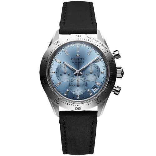 replica Zenith - 65.3103.3600/53.C920 Chronomaster Sport Yoshida White Gold / Aqua Blue watch