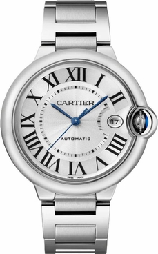 Cartier Ballon Bleu Silver Dial Men's Watch WSBB0040