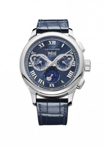 replica Chopard - 161973-9001 L.U.C Perpetual Chrono Platinum / Blue watch