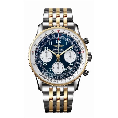 best replica Breitling - D2332212/C587 Navitimer Two Tone / Blue Arabic watch