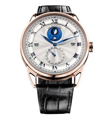 replica De Bethune - DB25QPARS1 DB25 Perpetual Calendar Rose Gold / Silver watch