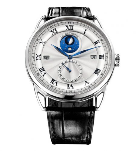 replica De Bethune - DB25QPAWS1 DB25 Perpetual Calendar White Gold / Silver watch