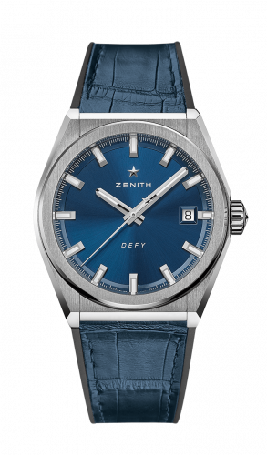 replica Zenith - 95.9000.670/51.R584 Defy Classic Titanium / Blue / Alligator watch