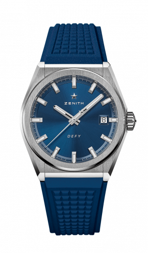 replica Zenith - 95.9000.670/51.R790 Defy Classic Titanium / Blue / Rubber watch