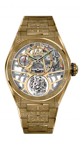 replica Zenith - 30.9001.8812/75.M9000 Defy Zero G Yellow Gold / Skull Edition watch
