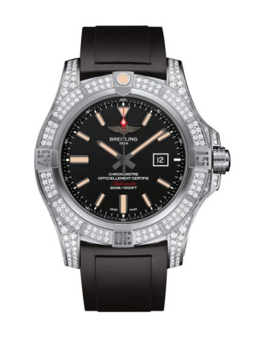 replica Breitling - E1731063.BD12.137S Avenger Blackbird 48 Titanium / Diamondworks / Volcano black / Rubber watch