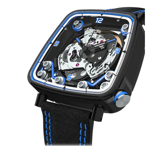 replica B.R.M. Watches FF39-40 Black Titanium Blue