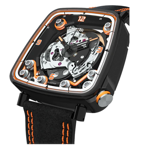 replica B.R.M. Watches FF39-40 Black Titanium Orange