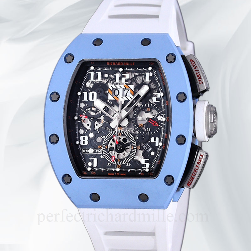 replica Richard Mille RM 011 Men Automatic Watch Acrylic watch