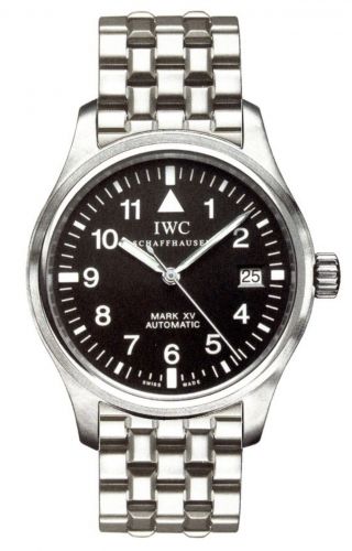 replica IWC - IW3253-07 Pilot's Watch Mark XV Stainless Steel / Black / Bracelet watch
