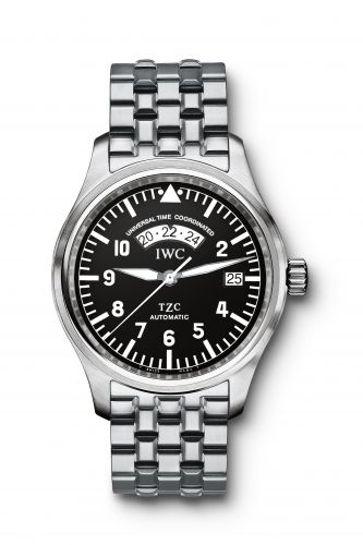 replica IWC - IW3251-02 Pilot's Watch UTC Stainless Steel / Black / Bracelet watch