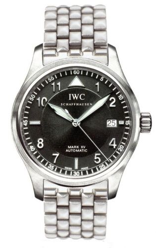 replica IWC - IW3253-12 Pilot's Watch Mark XV Spitfire Stainless Steel / Black / Bracelet watch