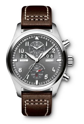 replica IWC - IW3791-08 Pilot's Watch Spitfire Perpetual Calendar Digital Date-Month Stainless Steel watch