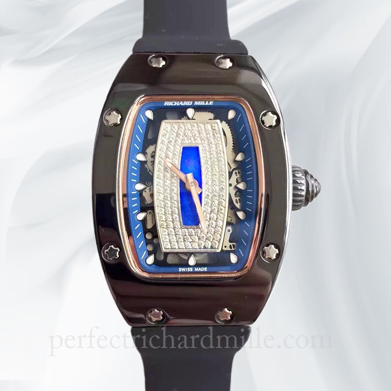 replica Richard Mille RM07-01 Automatic Ladies Ceramics Bezel Rubber Band watch