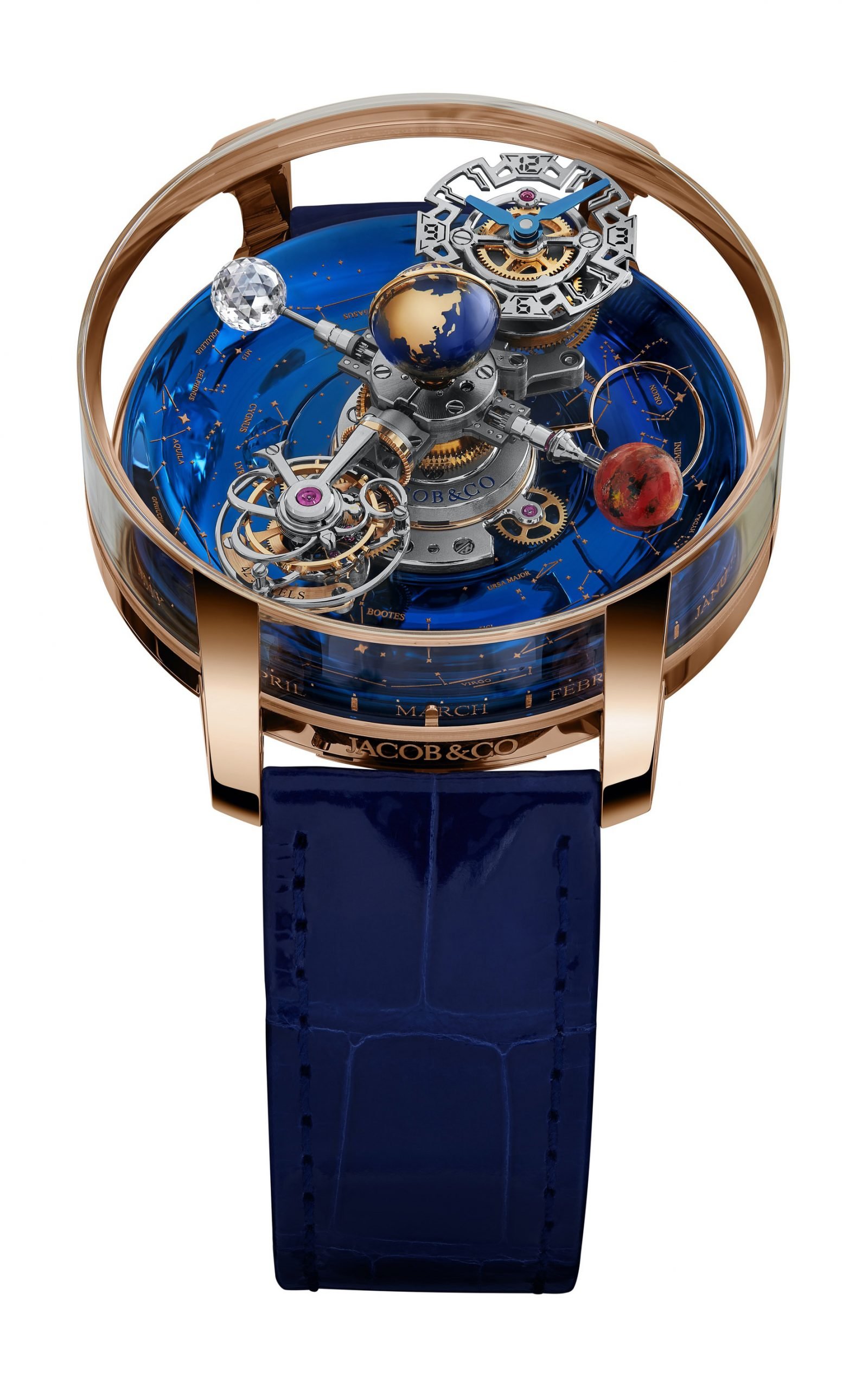 Jacob & Co Astronomia Sky Sapphire replica watch AT113.40.AA.AA.A