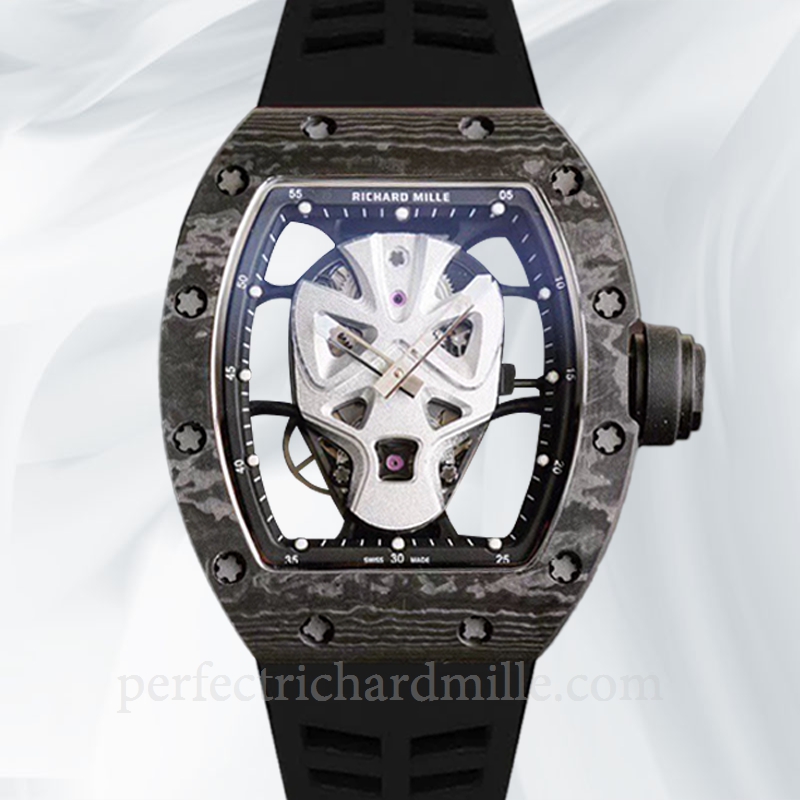 replica Richard Mille RM52-06 Automatic Men Dot Rubber Band watch