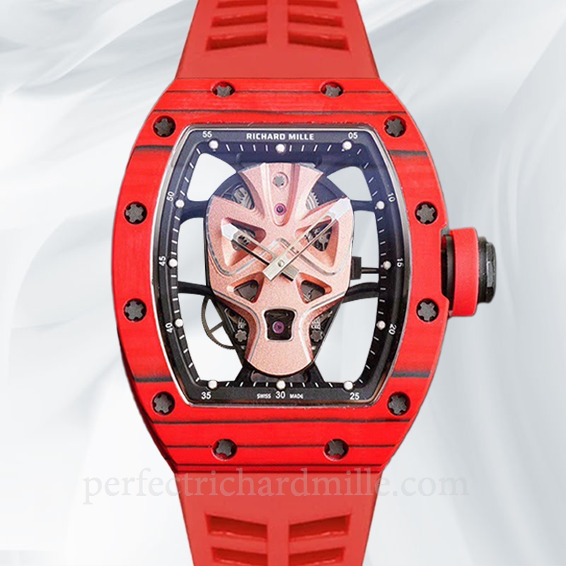replica Richard Mille RM52-06 Automatic Men Watch Hero Dial Rubber Band watch