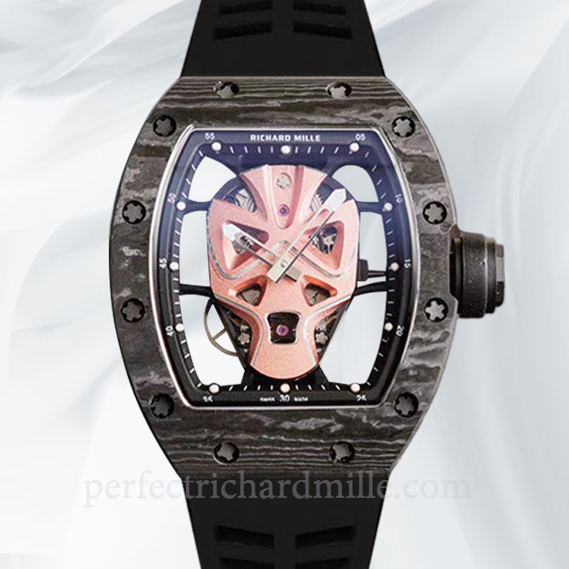 replica Richard Mille RM52-06 Automatic Men Rubber Band Hero Dial Dot watch