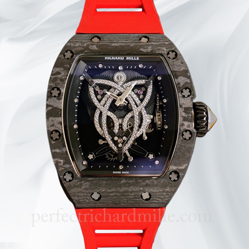 replica Richard Mille RM019 Men Hand Wind Watch Carbon Fiber watch