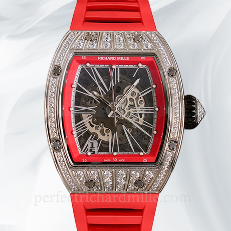 replica Richard Mille RM023 Men Automatic Transparent Dial Roman Numeral watch