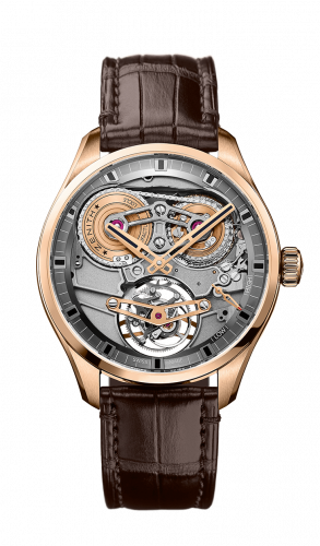 replica Zenith - 18.2520.4805/98.C713 El Primero Chronomaster Tourbillon 45 Rose Gold / Skeleton / Alligator watch