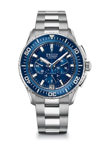 replica Zenith - 03.2067.405/51.M2060 El Primero Stratos Flyback Blue Bracelet watch