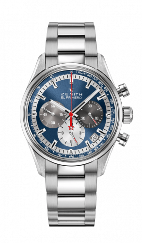 replica Zenith - 03.2150.400/53.M2150 El Primero Chronomaster 38 Stainless Steel / Blue / Bracelet watch