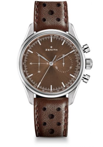 replica Zenith - 03.2150.4069.75.C806 El Primero 146 Stainless Steel / Brown watch