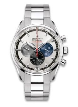 replica Zenith - 03.2041.4052/69.M2040 El Primero Striking 10th Stainless Steel / Silver / BRacelet watch