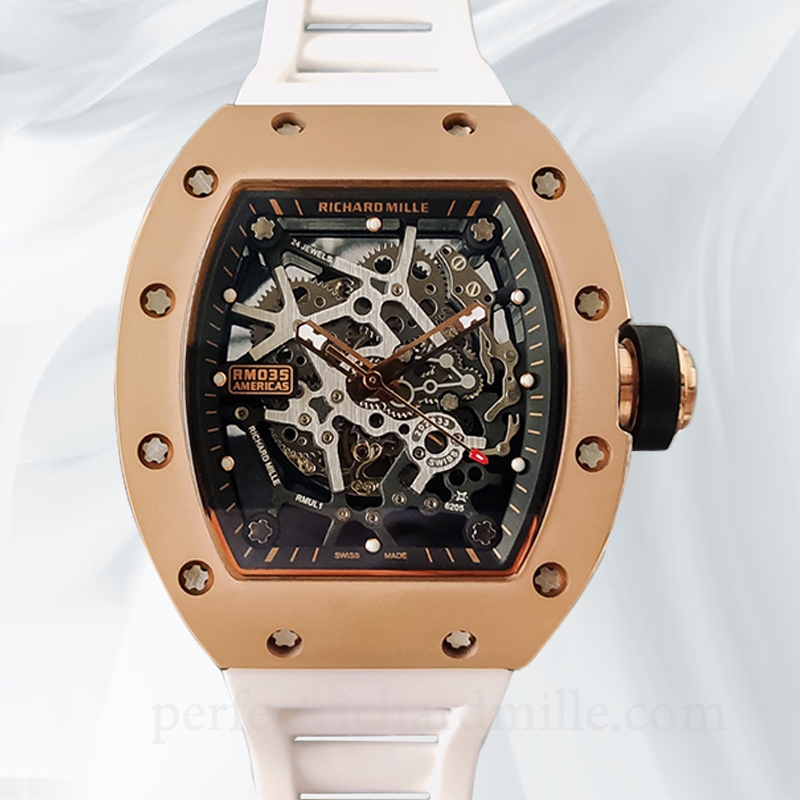replica Richard Mille RM35 Men Mechanical Watch Rubber Band watch