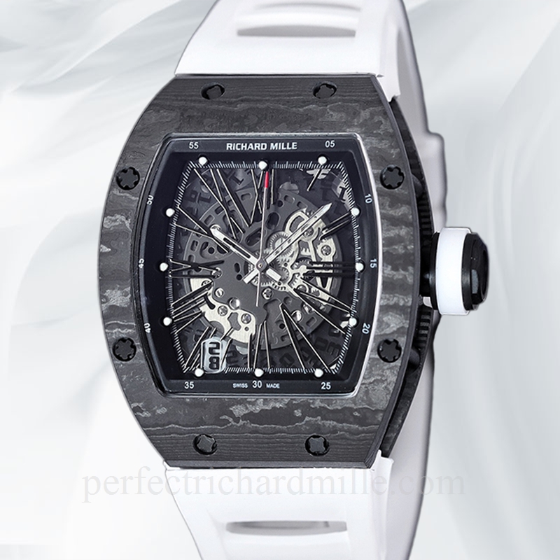 replica Richard Mille RM 010 Men Automatic Watch Transparent Dial watch