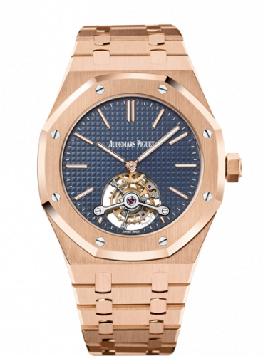 replica Audemars Piguet - 26574OR.OO.1220OR.01 Royal Oak Perpetual Calendar 41 Pink Gold / Silver watch