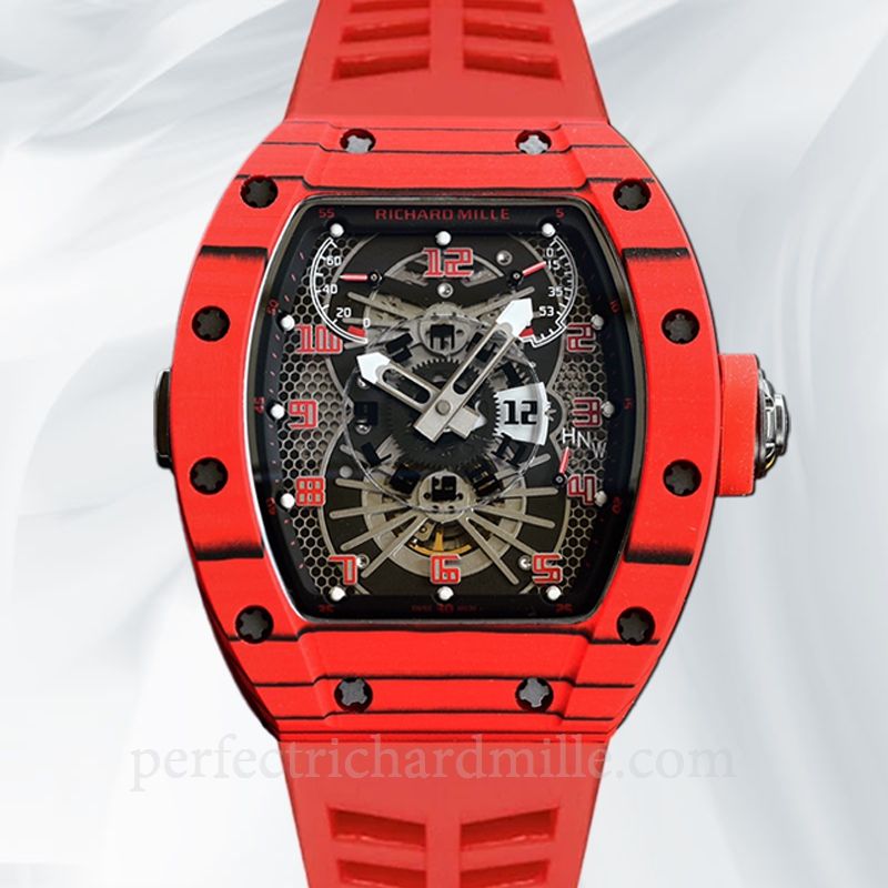 replica Richard Mille RM022 Men Automatic Rubber Band Watch