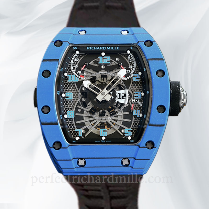 replica Richard Mille RM022 Men Automatic Rubber Band Watch