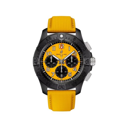 replica Breitling - SB0147101I1X1 Avenger B01 Chronograph 44 Night Mission / Yellow / Strap watch