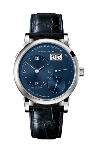 replica A. Lange & Söhne - 191.028 Lange 1 White Gold / Blue watch