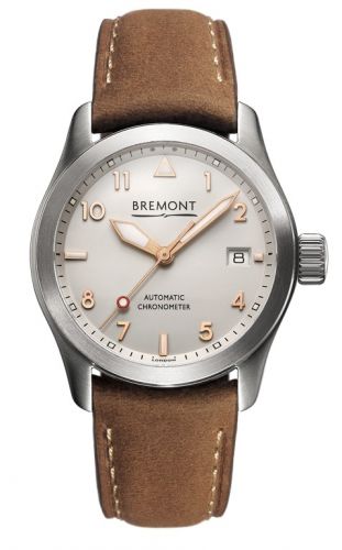 replica Bremont - Solo37SiRg Solo 37 Silver / Gold Numerals watch