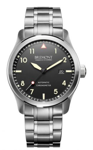 replica Bremont - SOLOCrBr Solo Black Cream Bracelet watch