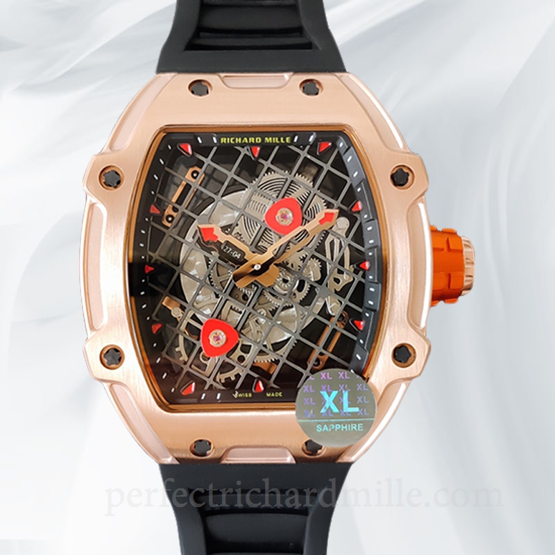 replica Richard Mille RM27-04 Men Mechanical Transparent Dial Stainless Steel watch