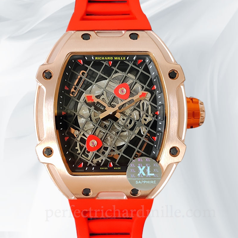 replica Richard Mille RM27-04 Men Mechanical Transparent Dial Watch Stainless Ste watch