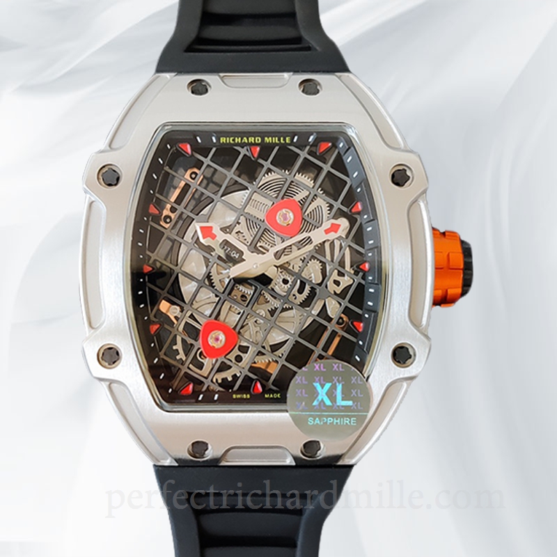 replica Richard Mille RM27-04 Mechanical Men Stainless Steel Rubber Band watch