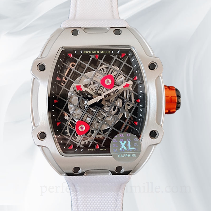 replica Richard Mille RM27-04 Mechanical Men Transparent Dial Watch