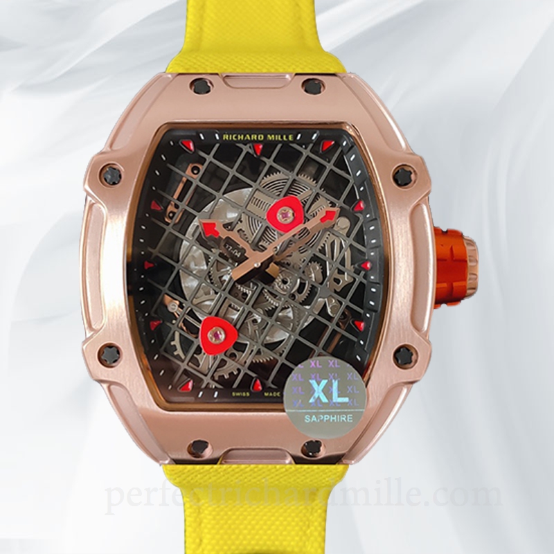 replica Richard Mille RM27-04 Mechanical Men Nylon Strap Stainless Steel watch