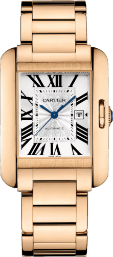 replica Cartier - W5310003 Tank Anglaise 29.8 Pink Gold / Silver / Bracelet watch