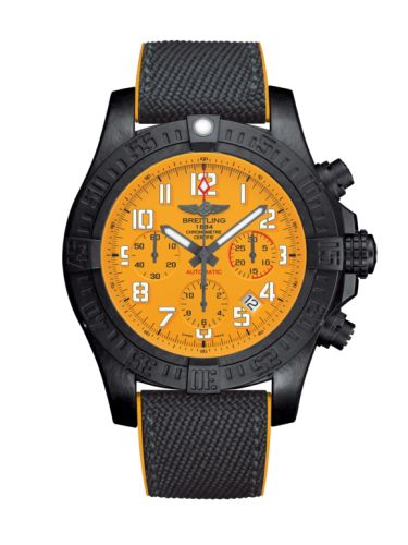 replica Breitling - XB0180E4/I534/253S Avenger Hurricane 45 Breitlight / Cobra Yellow / Military Rubber watch